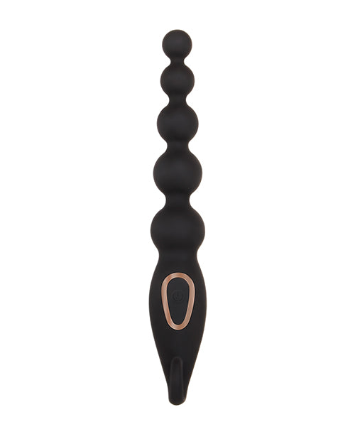 Adam & Eve Vibrating Anal Bead Stick - Black