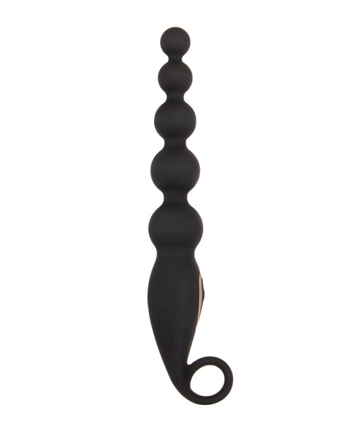 Adam & Eve Vibrating Anal Bead Stick - Black