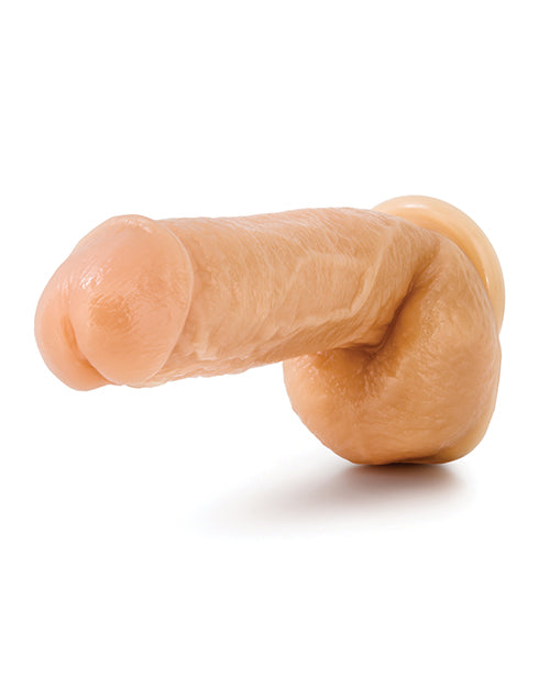 Blush Hung Rider Trigger 7" Dildo W-suction Cup - Flesh