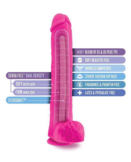 Blush Au Naturel Bold Daddy 14" Dildo - Pink
