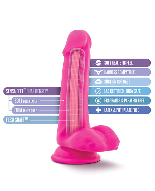 Blush Au Naturel Bold Delight 6" Dildo - Pink