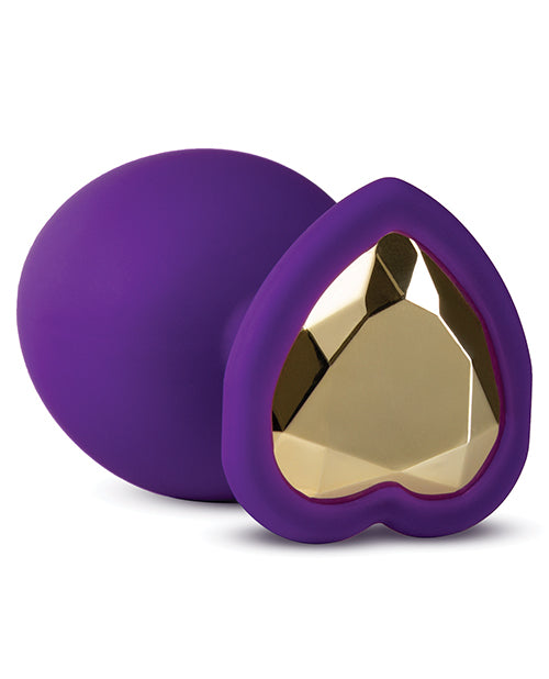 Blush Temptasia Bling Plug W-gem Medium - Purple