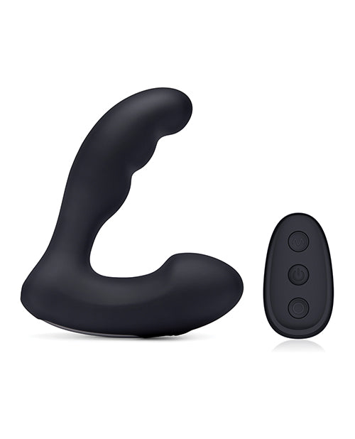 Blue Line Vibrating Prostate Prober W-remote - Black