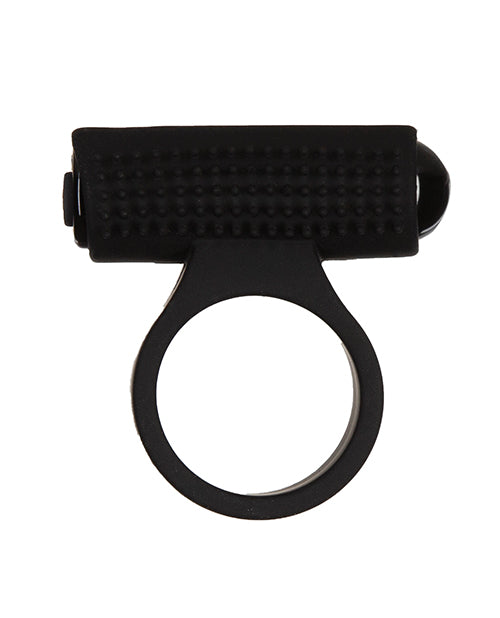 Cosmic Cock Ring W-rechargeable Bullet - 9 Functions Black