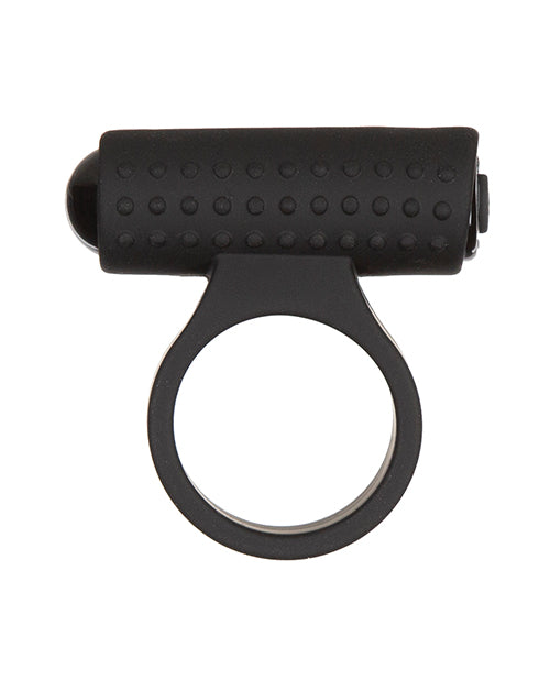 Cosmic Cock Ring W-rechargeable Bullet - 9 Functions Black