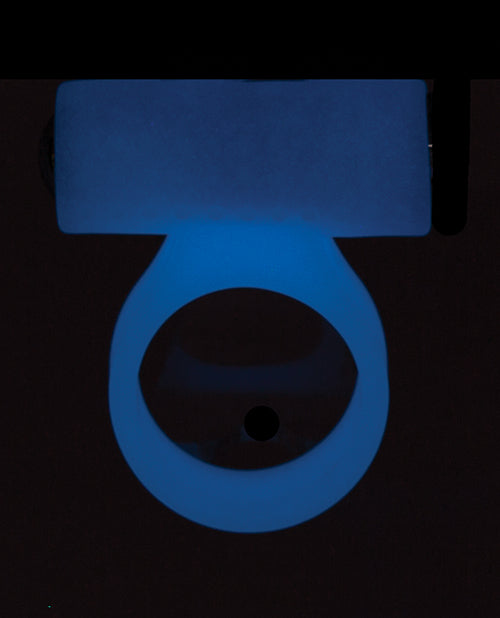 Cosmic Cock Ring W-rechargeable Bullet - 9 Functions Glow In The Dark