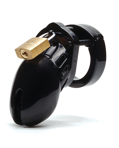 Cb-6000s 2 1-2" Cock Cage & Lock Set - Black