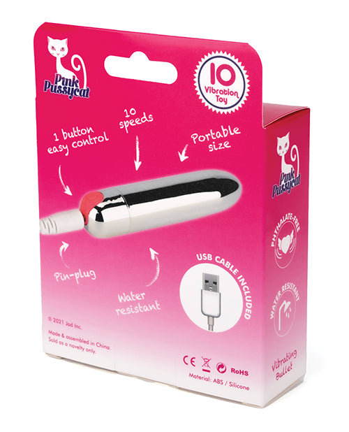 Pink Pussycat Vibrating Bullet
