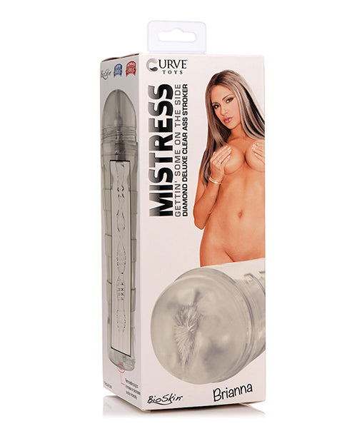 Curve Toys Mistress Brianna Diamond Deluxe Clear Ass Stroker
