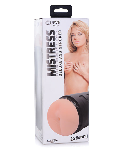 Curve Toys Mistress Brittany Deluxe Ass Stroker - Ivory