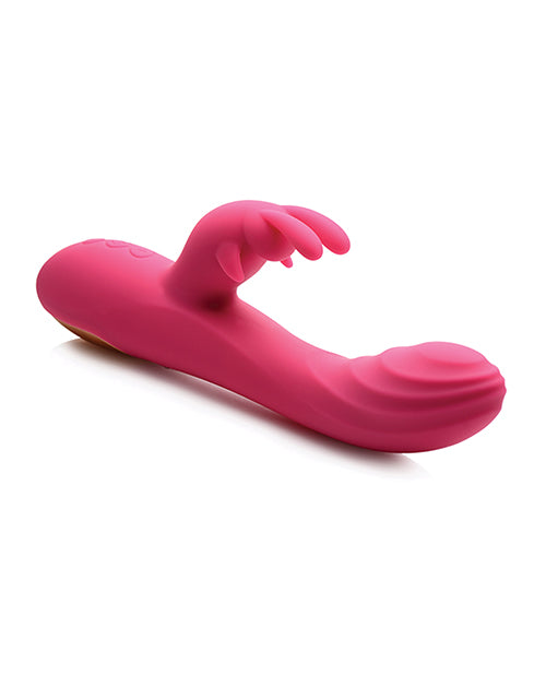 Curve Toys Power Bunnies Huggers 10x Silicone Rabbit Vibrator - Pink