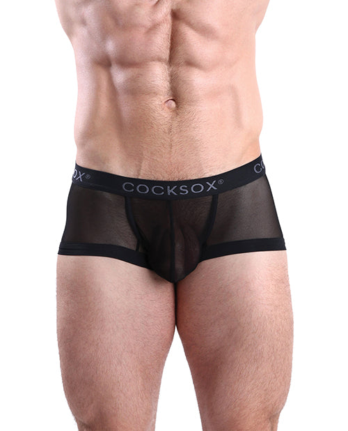 Cocksox Mesh Contour Pouch Trunk Shadow Black