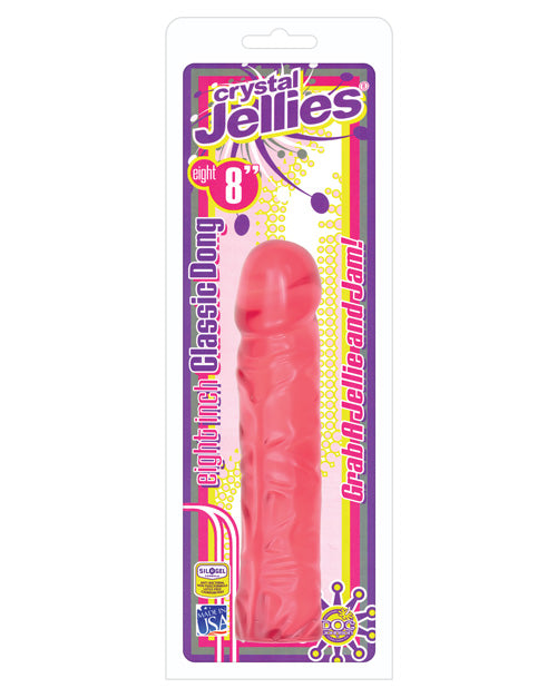 Crystal Jellies 8 inch Classic Dildo