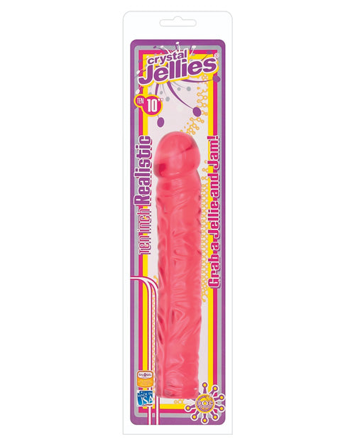Crystal Jellies 10 inch Classic Dildo