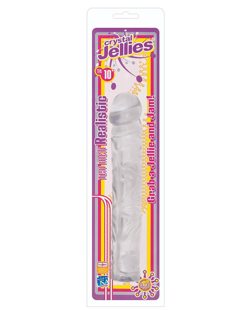 Crystal Jellies 10 inch Classic Dildo