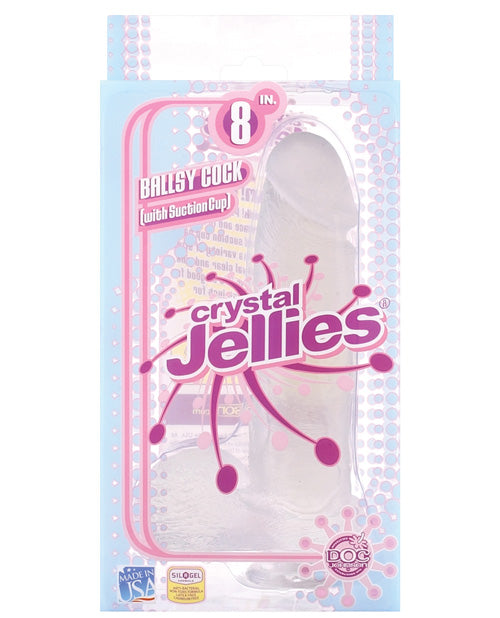 Crystal Jellies 8 inch Ballsy Cock