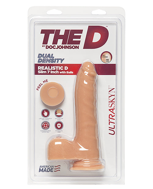The D 7 inch Realistic D Slim W/balls