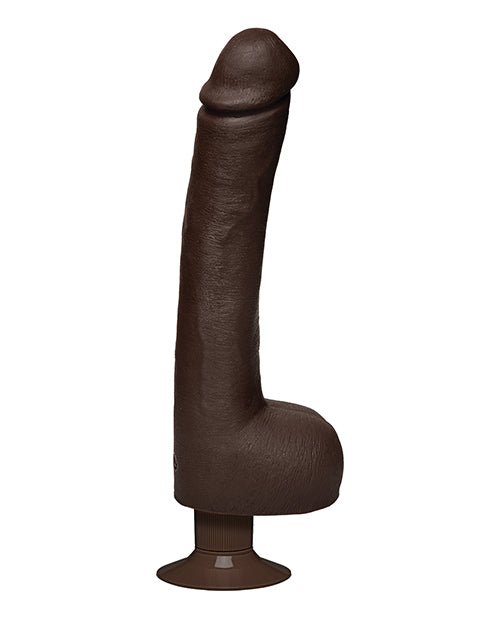 Signature Cocks Ultraskyn 12" Cock Vibrating W- Vac-u-lock Suction Cup- Safaree Samuels Anaconda