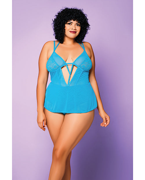 Dark In Love Teddy Teal