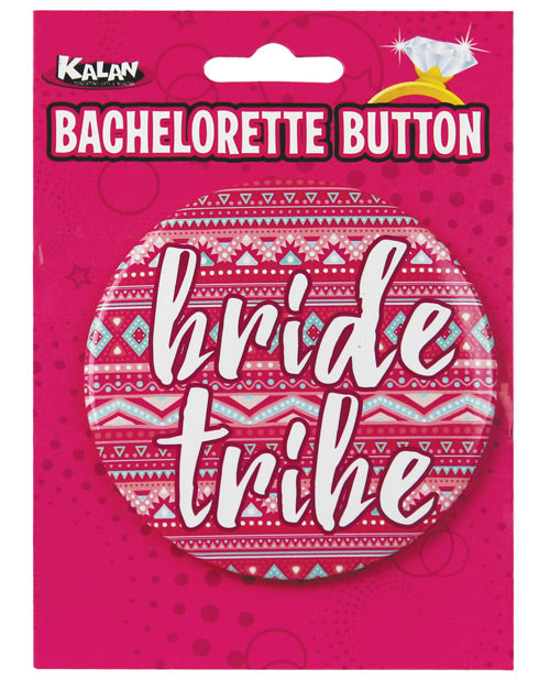 Bachelorette Button - Bride Tribe Pink-white