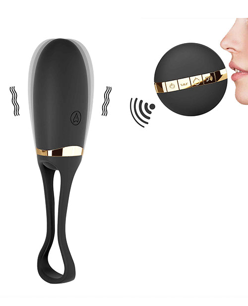 Dorcel Secret Delight Voice Control Egg - Black-gold