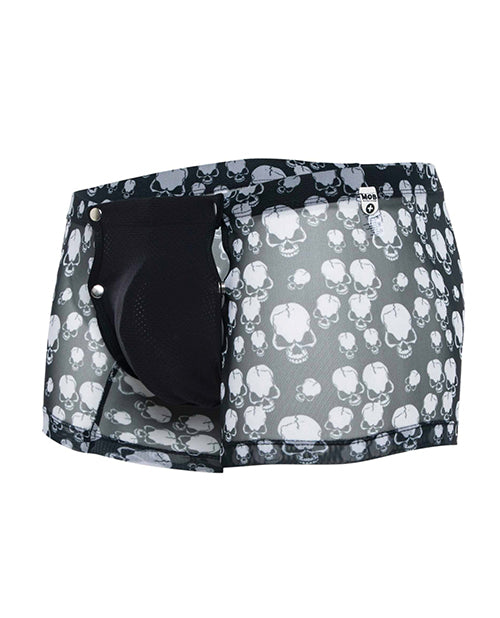 Male Basics Sinful Magic Skulls Pouch Thong Black/white