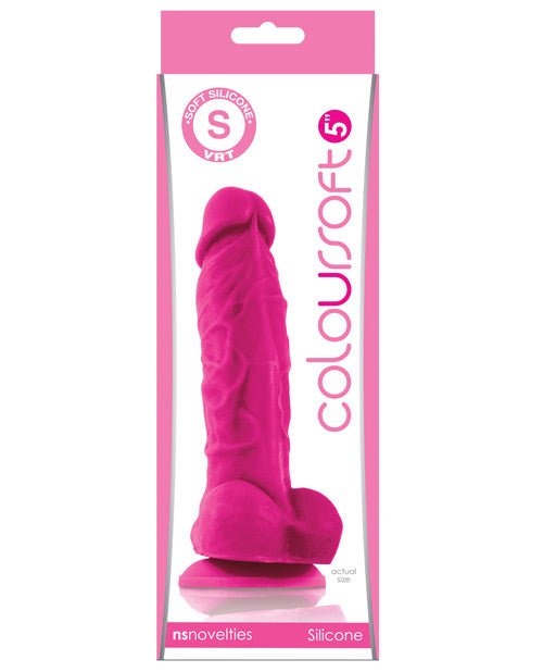 Coloursoft 5 inch Silicone Soft Dildo