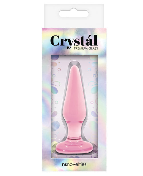 Crystal Glass Tapered Butt Plug