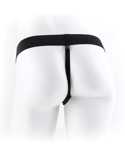 Fetish Fantasy Series 7 inch Vibrating Hollow Strap On W/balls