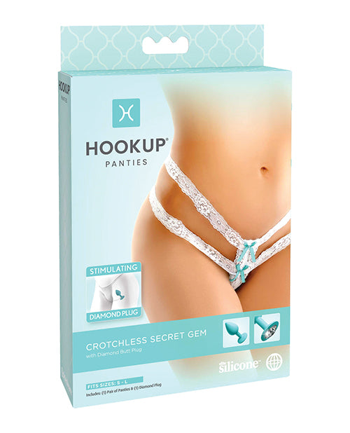 Hookup Panties Crotchless Secret Gem