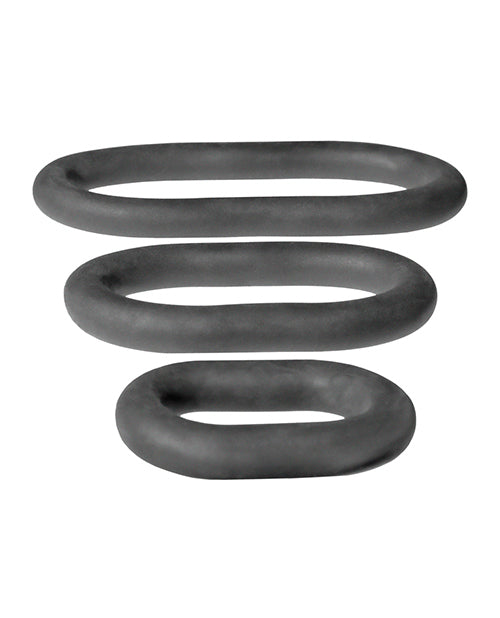Xplay Gear 6", 9" & 12" Ultra Wrap Rings - Pack Of 3 Black