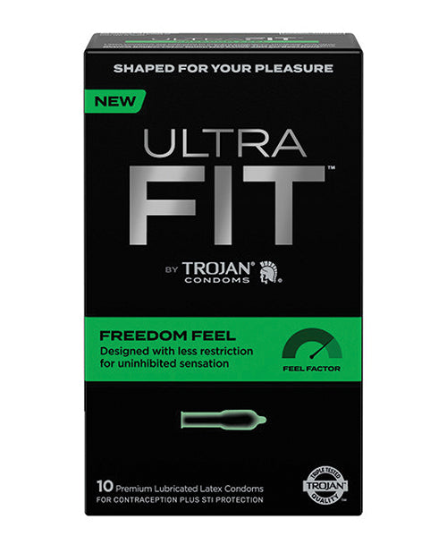 Trojan Ultrafit Freedom Feel Condom - Pack Of 10