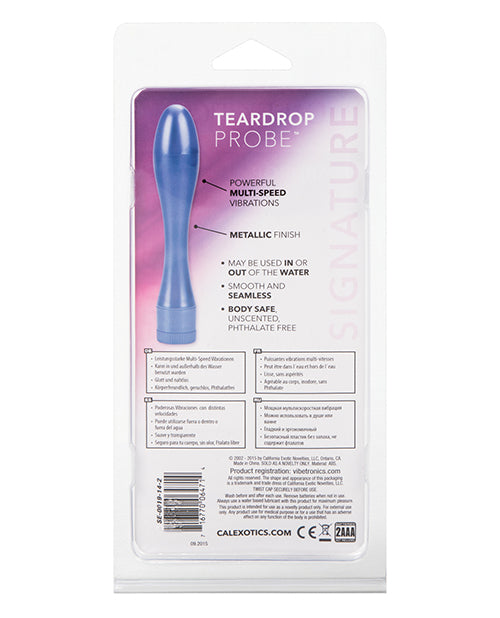 Water Missile 5.5 inch Teardrop Probe Waterproof - Pink