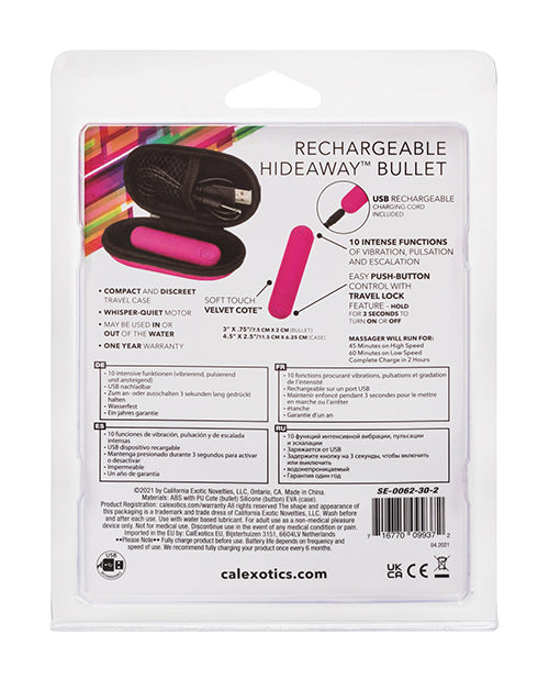 Rechargeable Hideaway Bullet