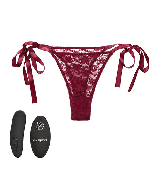 Remote Control Lace Thong Set