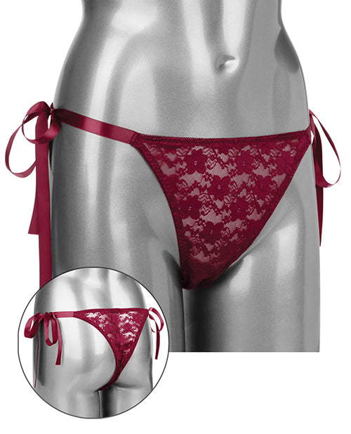 Remote Control Lace Thong Set