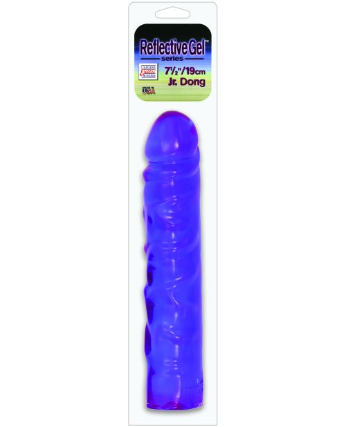 Reflective Gel Jr Dong 7.5" - Purple