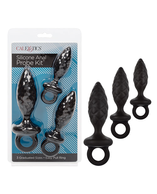 Silicone Anal Probe Kit - Black