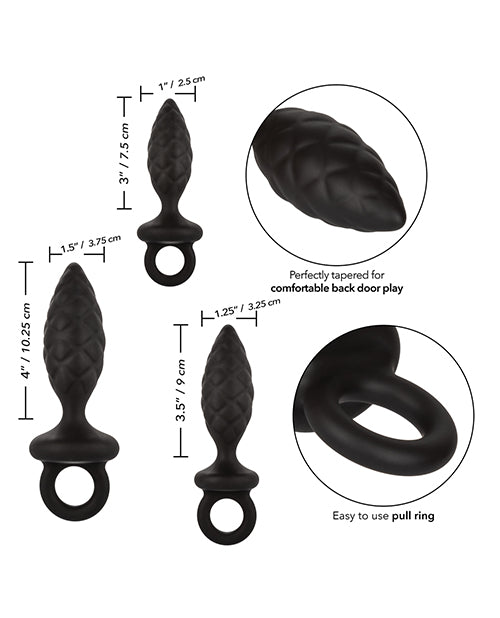 Silicone Anal Probe Kit - Black