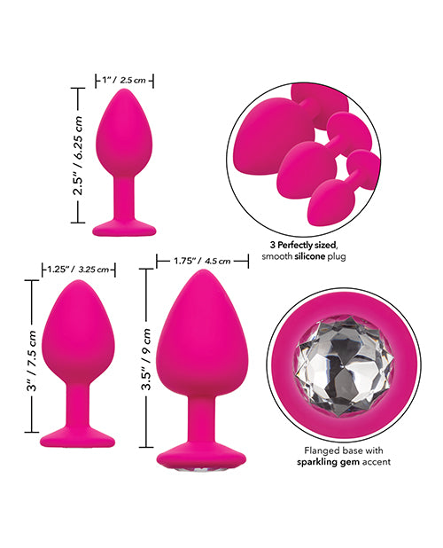 Cheeky Gems 3 Pc Plug Set