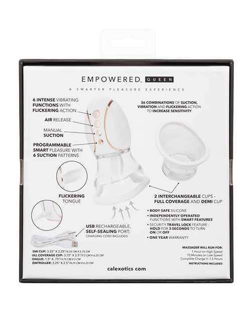 Empowered Smart Pleasure Queen - White