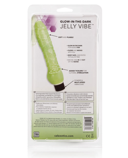 Glow-in-the-dark 7" Jelly Penis Vibe