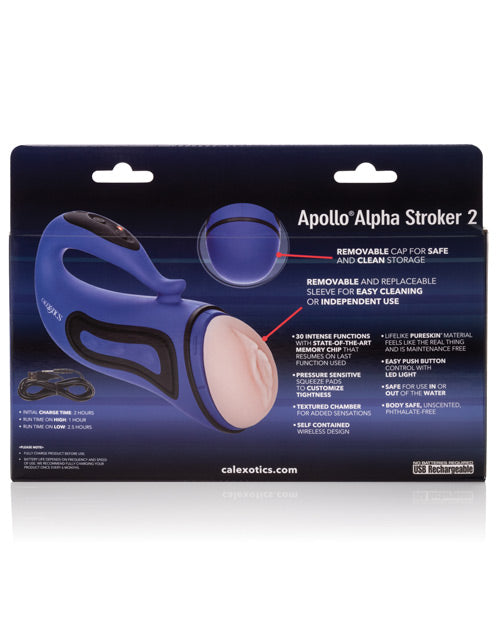 Apollo Vagina Alpha Stroker 2 - Blue
