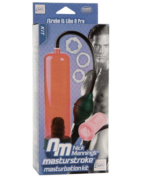 Optimum Series Nick Manning's Masturstroke Masturbation Kit - Red