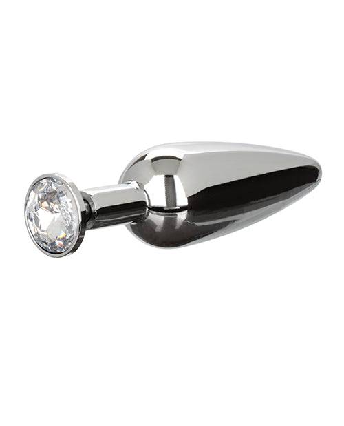 Star Fucker Slim Gem Plug W-silicone Enhancer - Black
