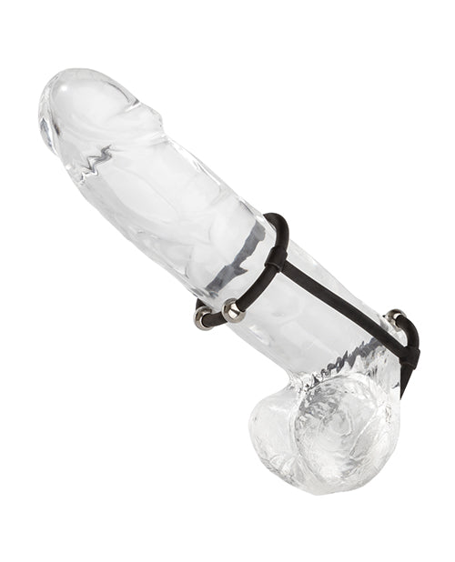 Steel Beaded Silicone Enhancer Cage - Black