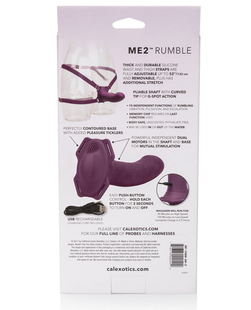 Her Royal Harness Me2 Rumble - Purple