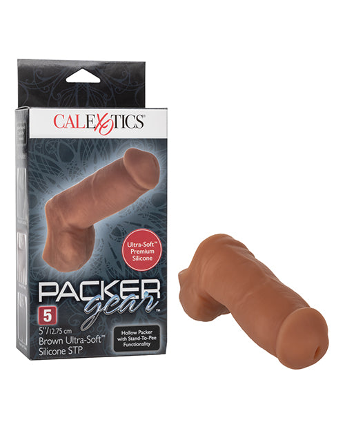 Packer Gear 5" Ultra Soft Silicone Stp - Brown