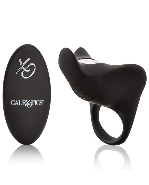 Couple's Enhancers Silicone Rechargeable Remote Pleasurizer - Black