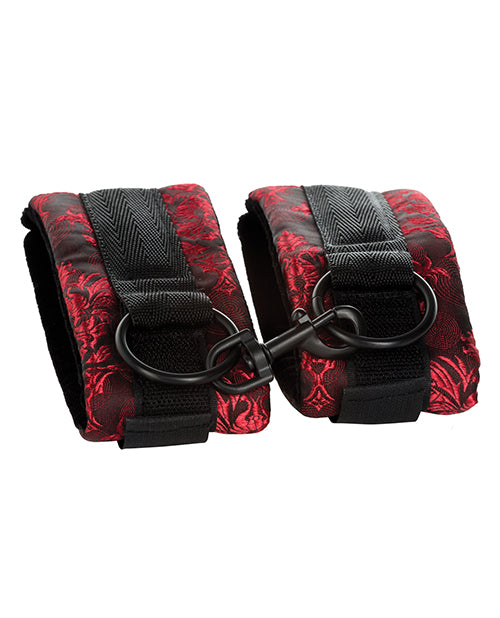 Scandal Universal Cuffs - Black-red